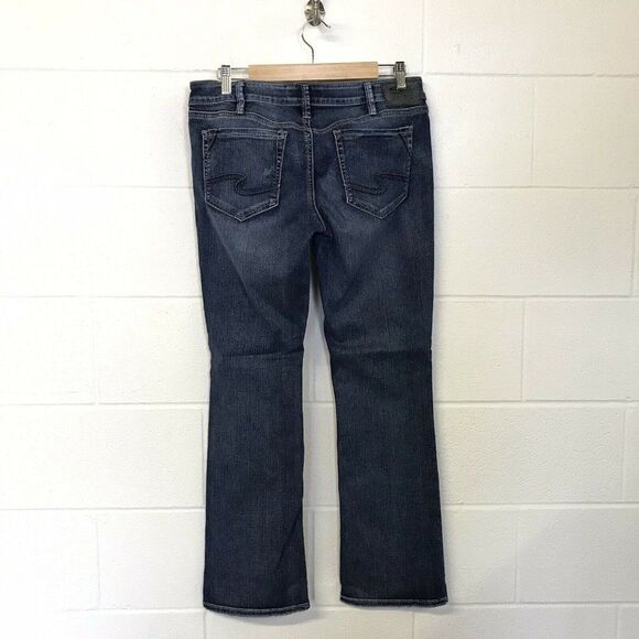 Silver Jeans Womens Berkley Slim Boot Low Rise Distressed Medium Wash Size 30/31 - Picture 6 of 11